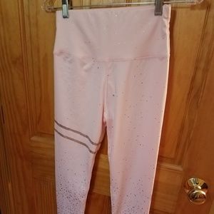 Pink full length leggings